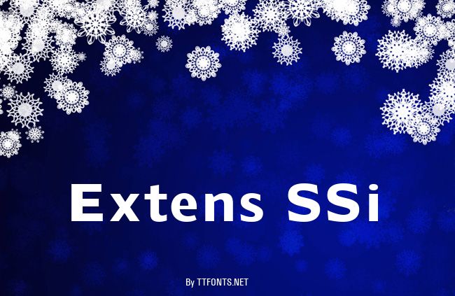 Extens SSi example